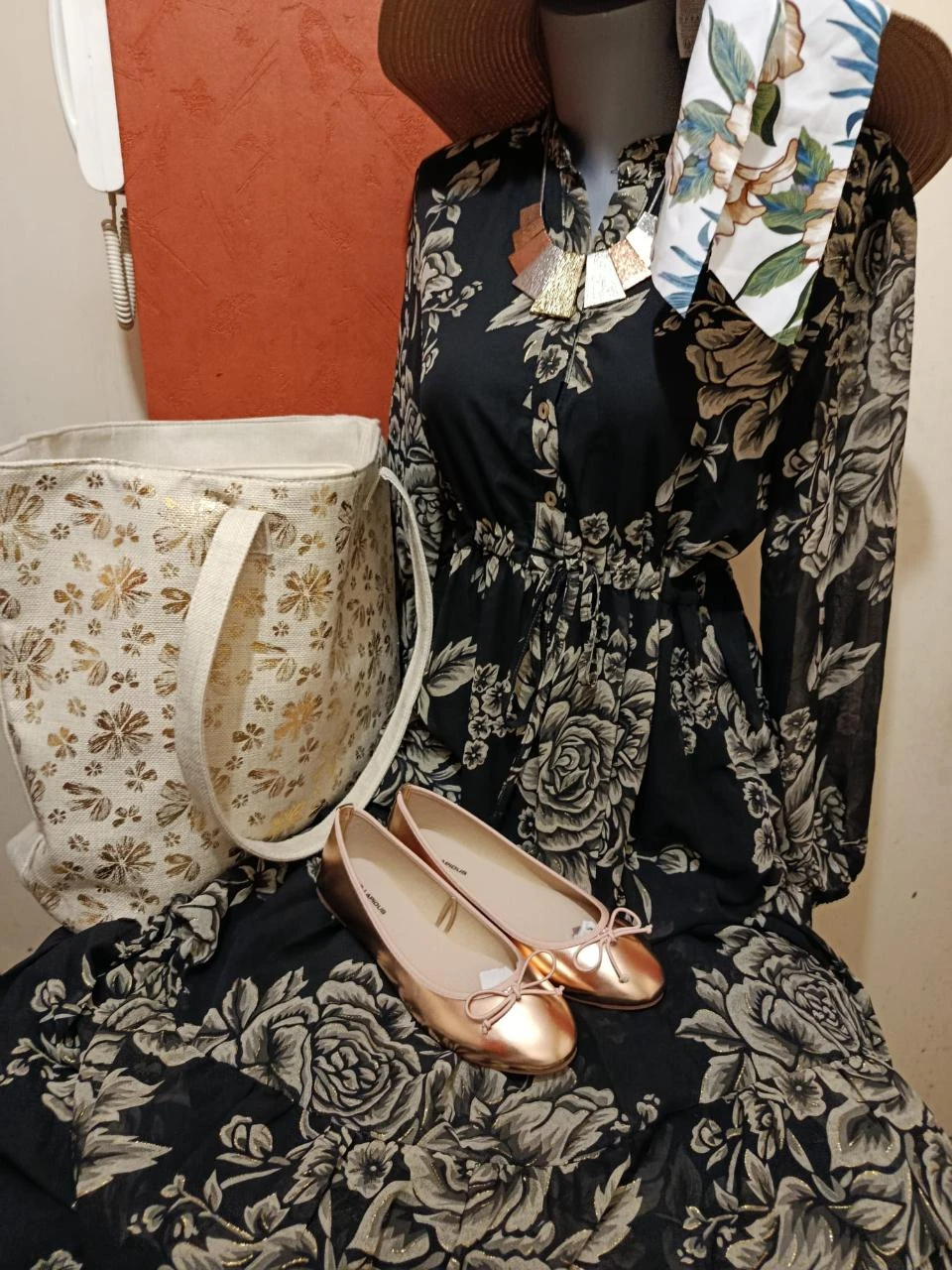 Bohemian chic floral maxi dress size S/M – photo 8